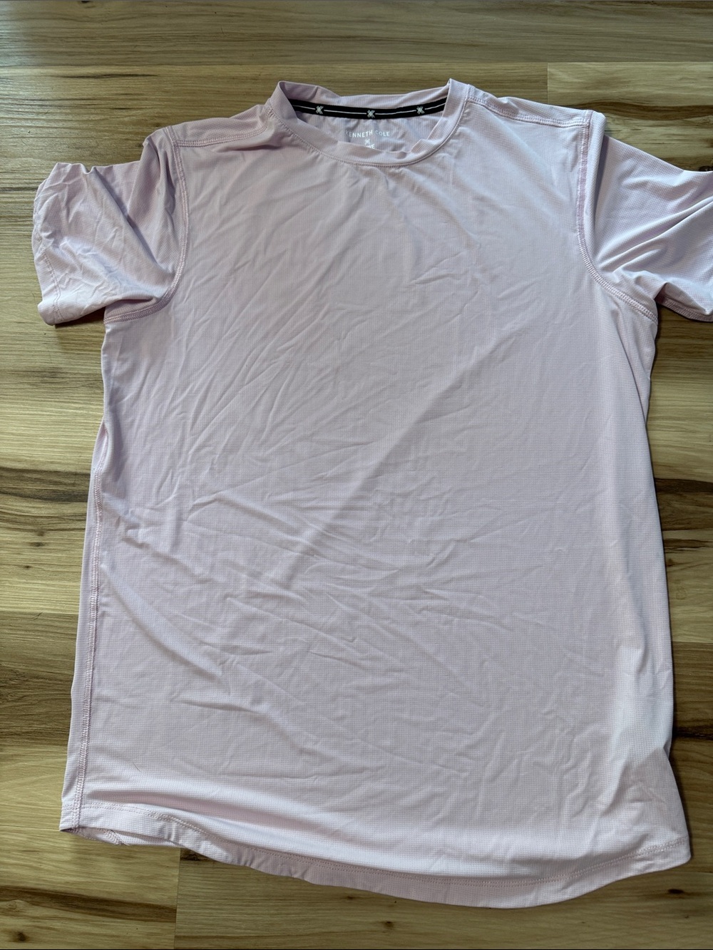 Kenneth Cole Pale Pink Short-Sleeve Crew Tee
